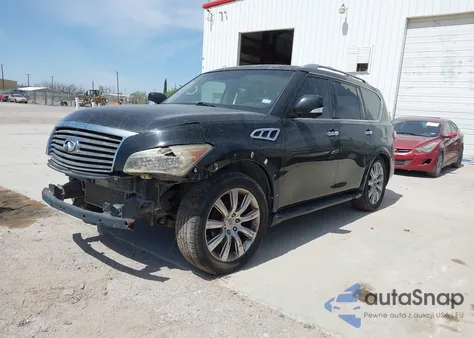 2012 Infiniti Qx56 z USA, uszkodzony, nr VIN JN8AZ2ND7C9715119